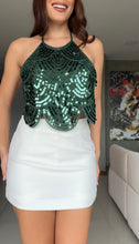 Cargar imagen en el visor de la galería, Crop Top esmeralda
